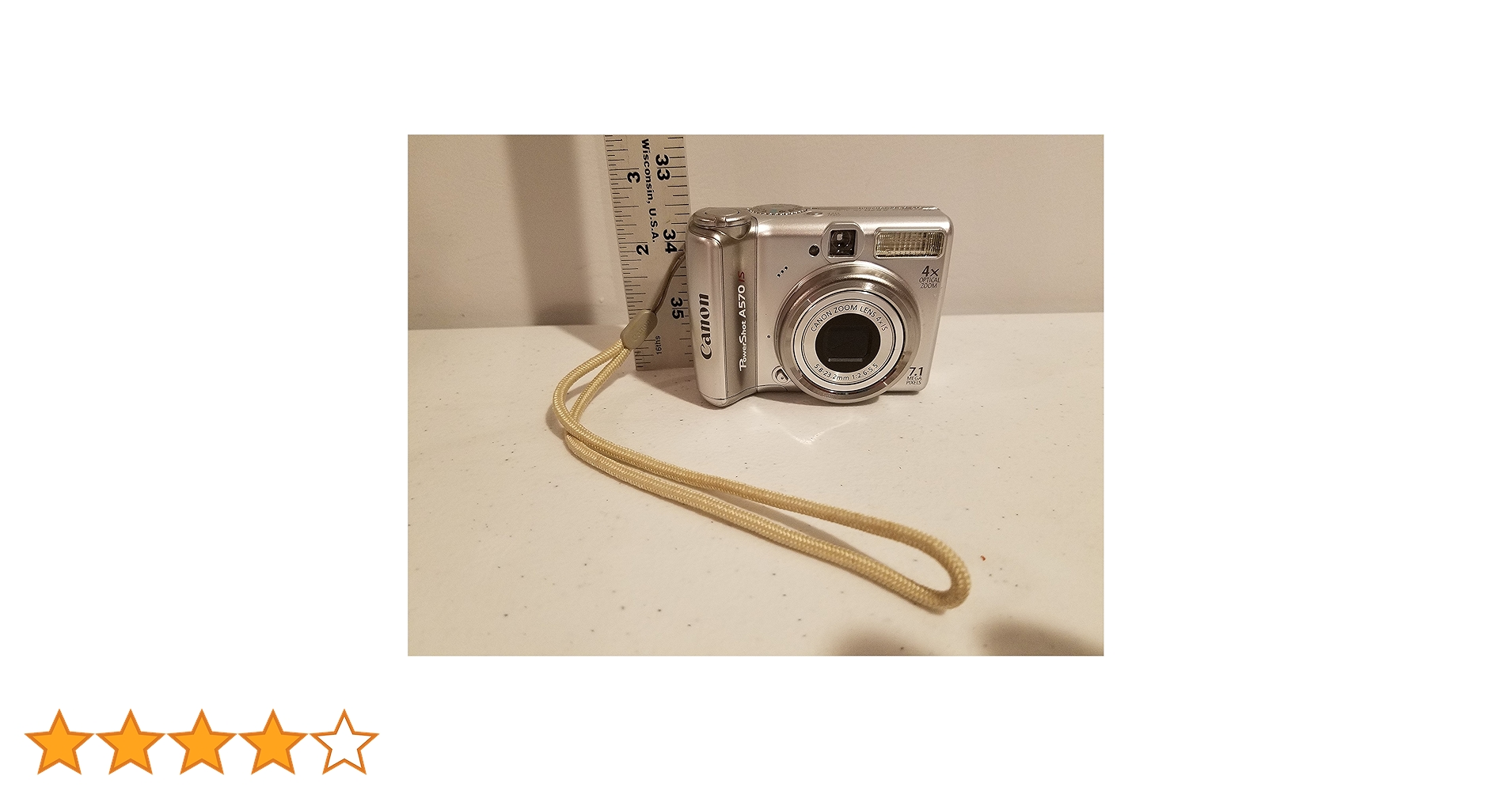 Amazon Canada: Canon PowerShot A570IS 7.1MP Digital Camera